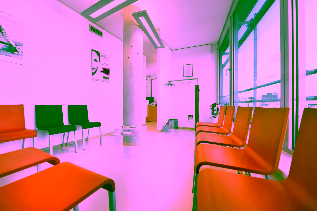 Wartezimmer der plastischen Chirurgie